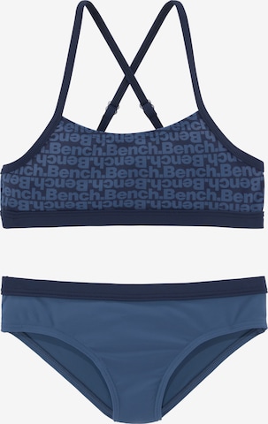 BENCH Bustier Bikini i blå: forside