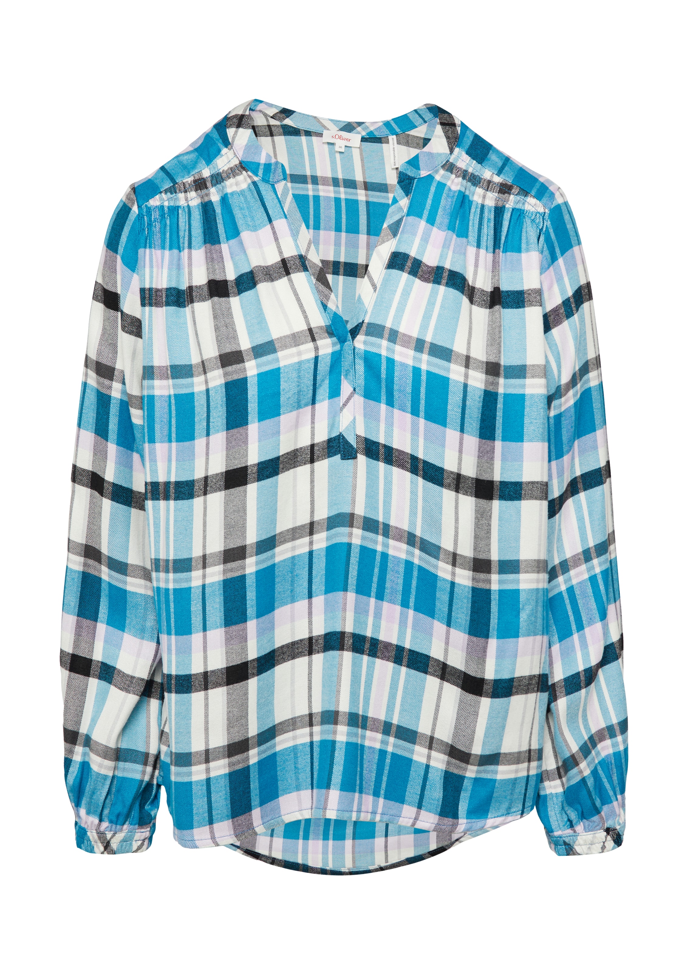 s.Oliver Bluse in Blau: Vorderseite