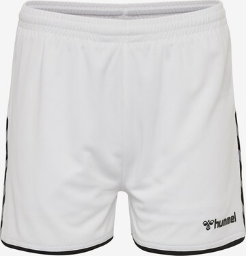 Hummel Regular Shorts 'Poly' in Weiß: predná strana