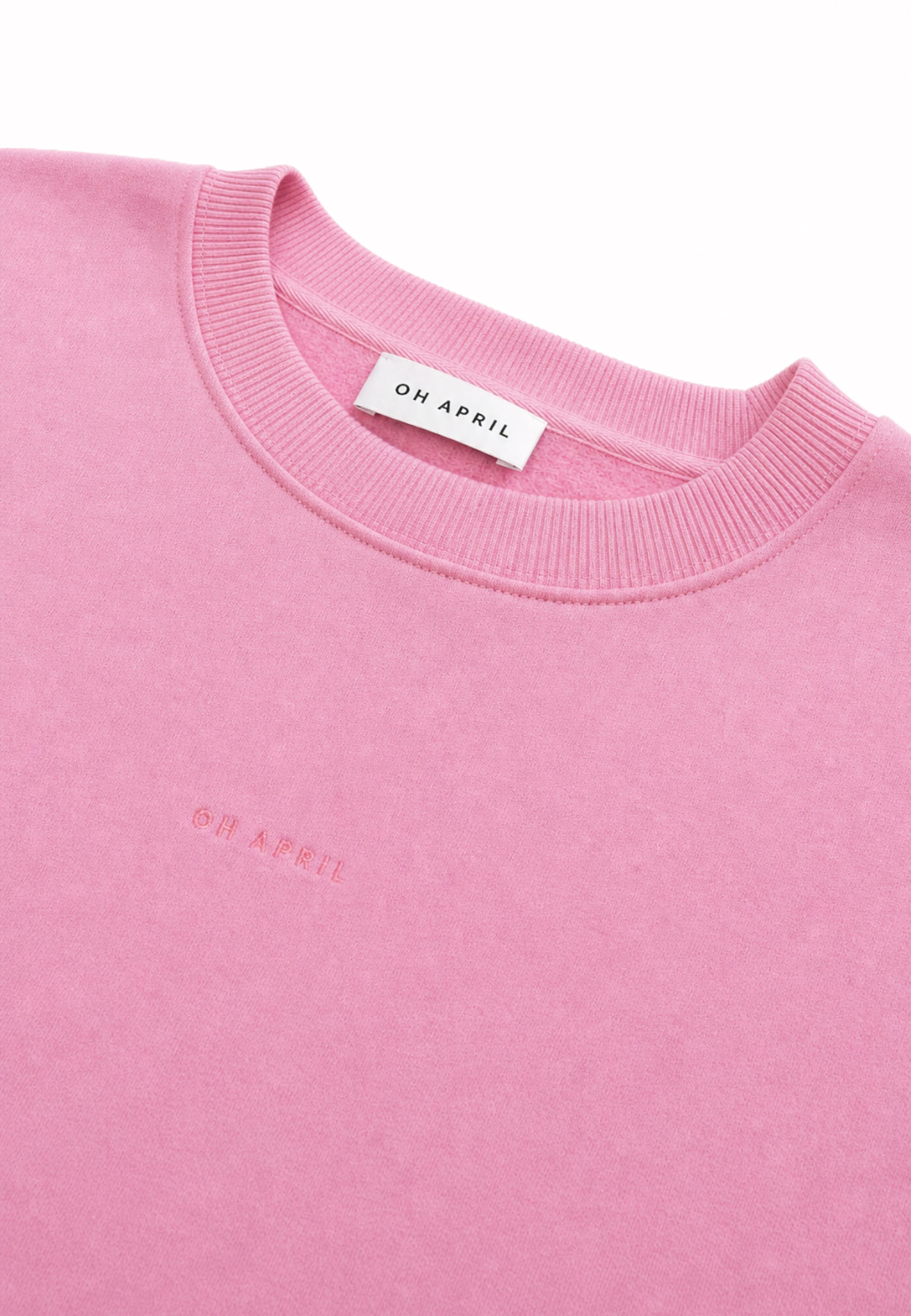 OH APRIL Sweatshirt i rosa