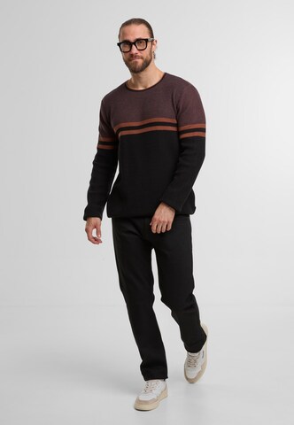 Pull-over 'Jaluf' INDICODE JEANS en noir