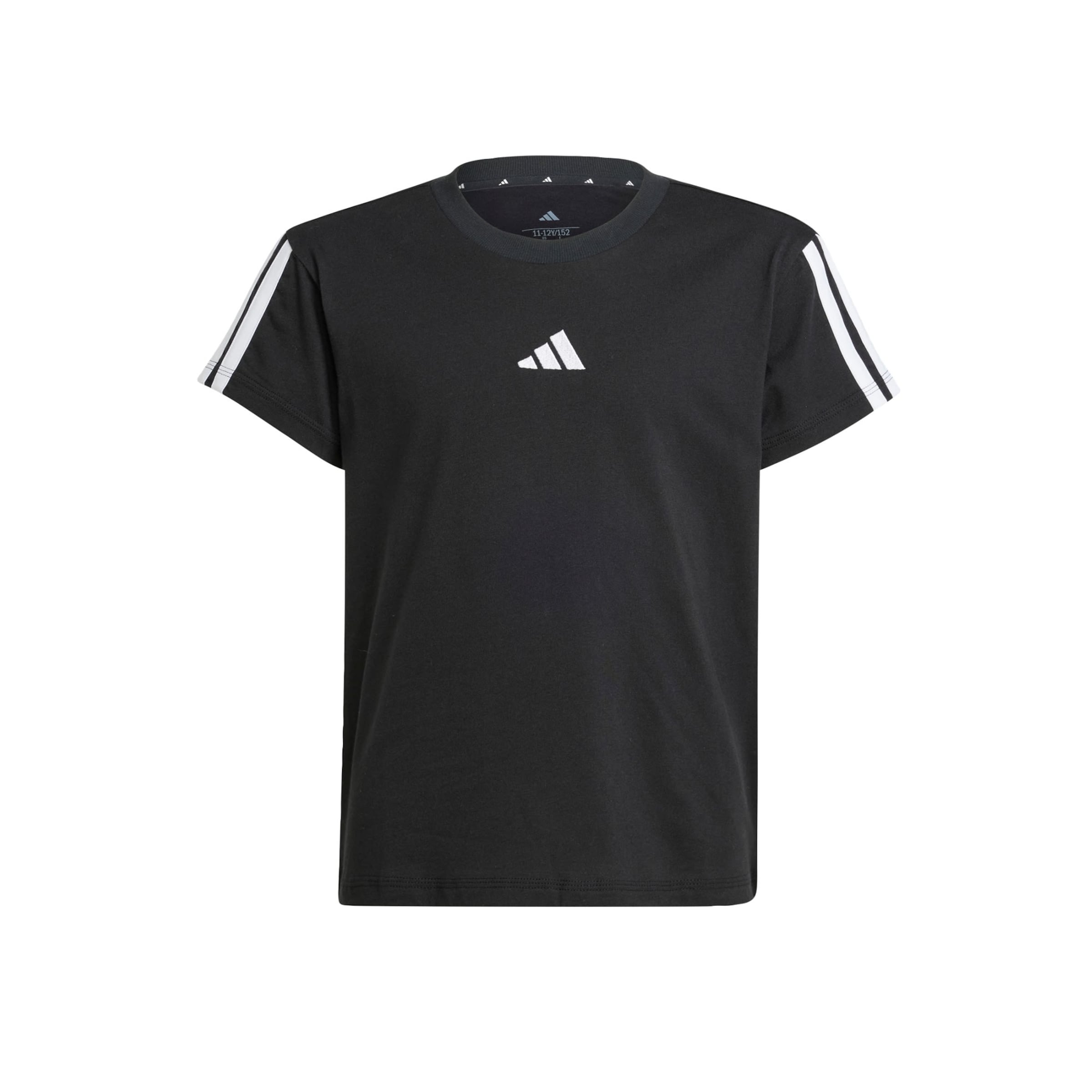 ADIDAS SPORTSWEAR Λειτουργικό μπλουζάκι 'Essentials' σε μαύρο: μπροστά