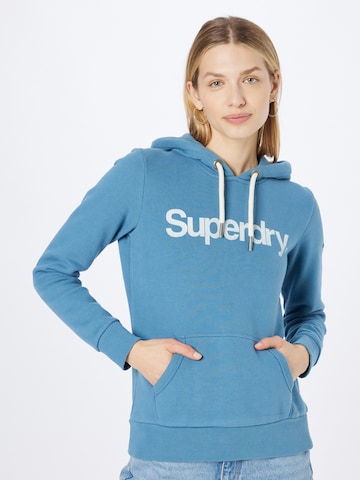 Superdry - Sudadera en azul: frente