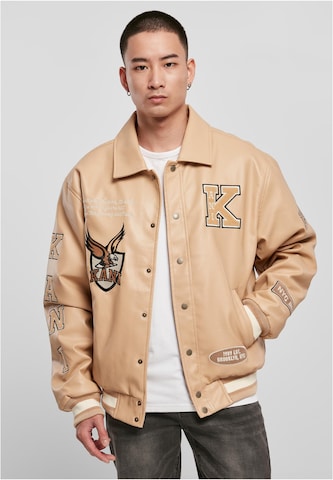 Karl Kani - Chaqueta de entretiempo en beige: frente