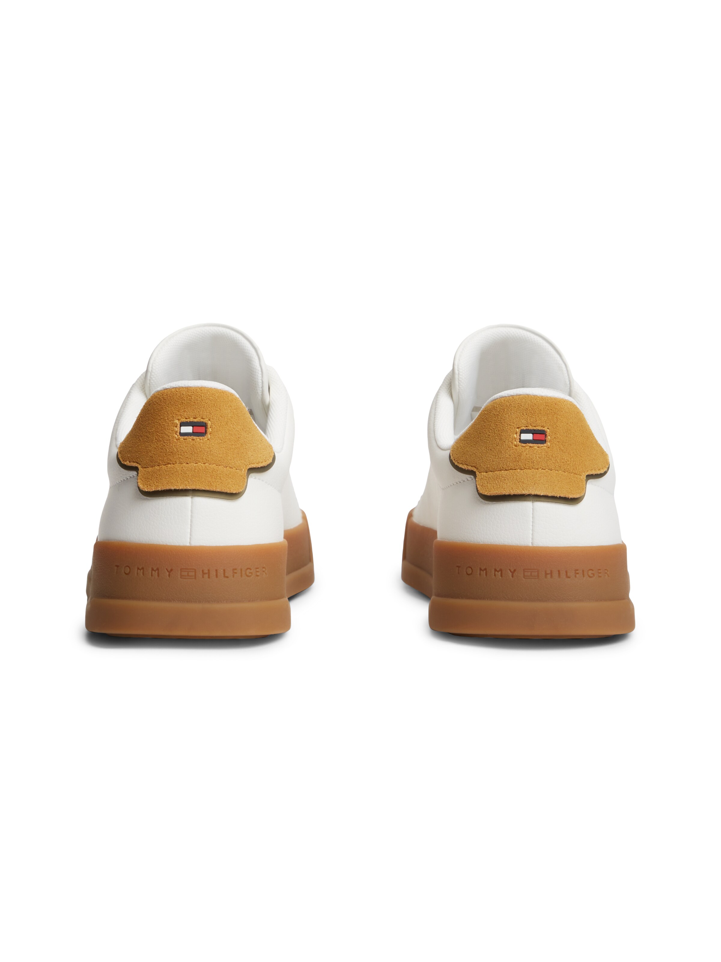 TOMMY HILFIGER Nizke superge 'COURT ESS' | bela barva