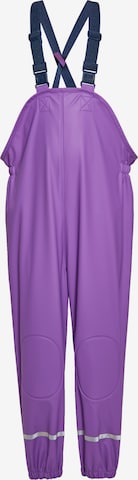 Schmuddelwedda - Calças funcionais em roxo: frente