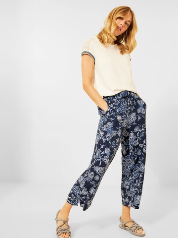 CECIL Loose fit Pants in Blue