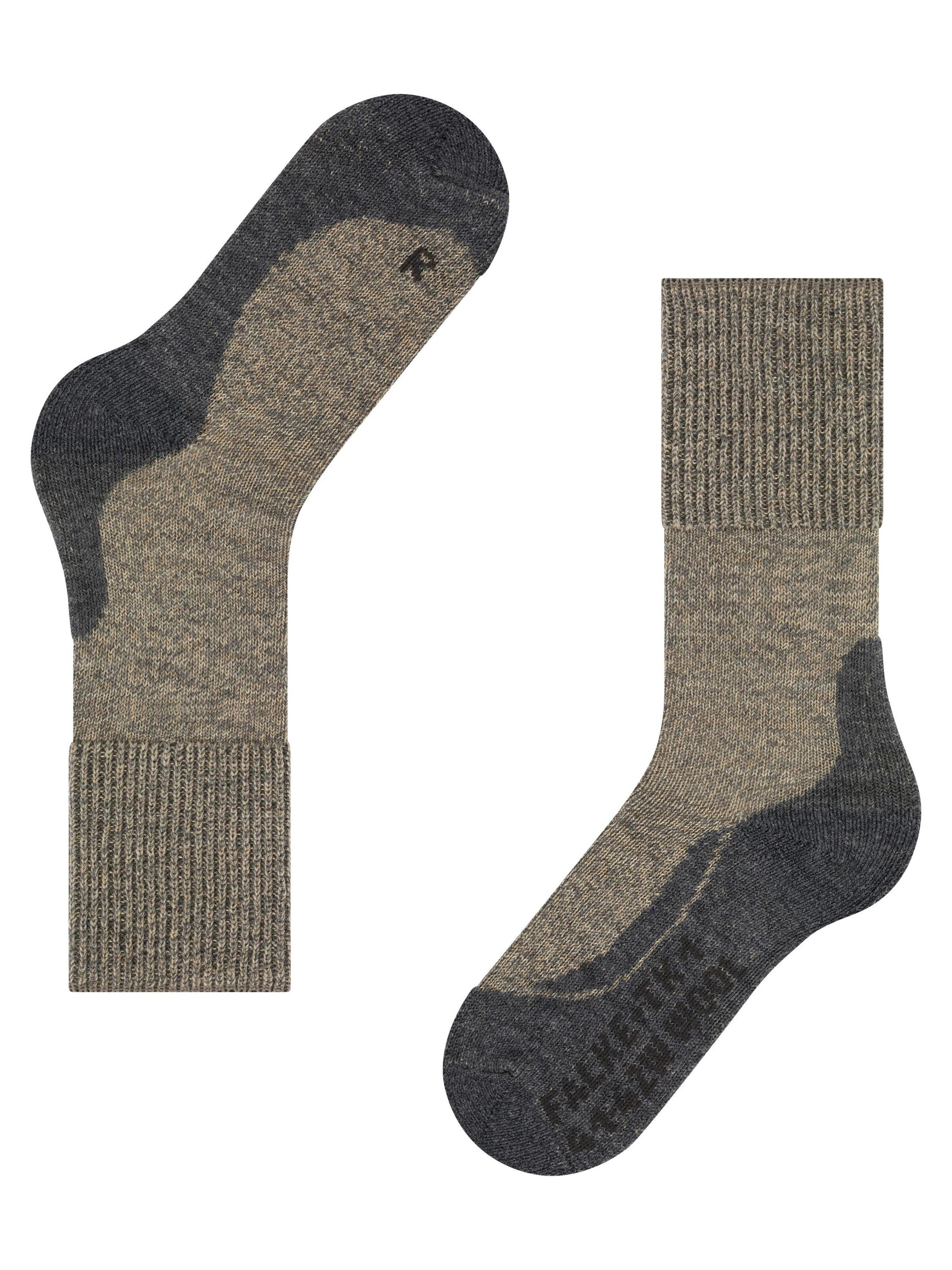 FALKE Athletic Socks 'TK1 Adventure Wool' in Beige