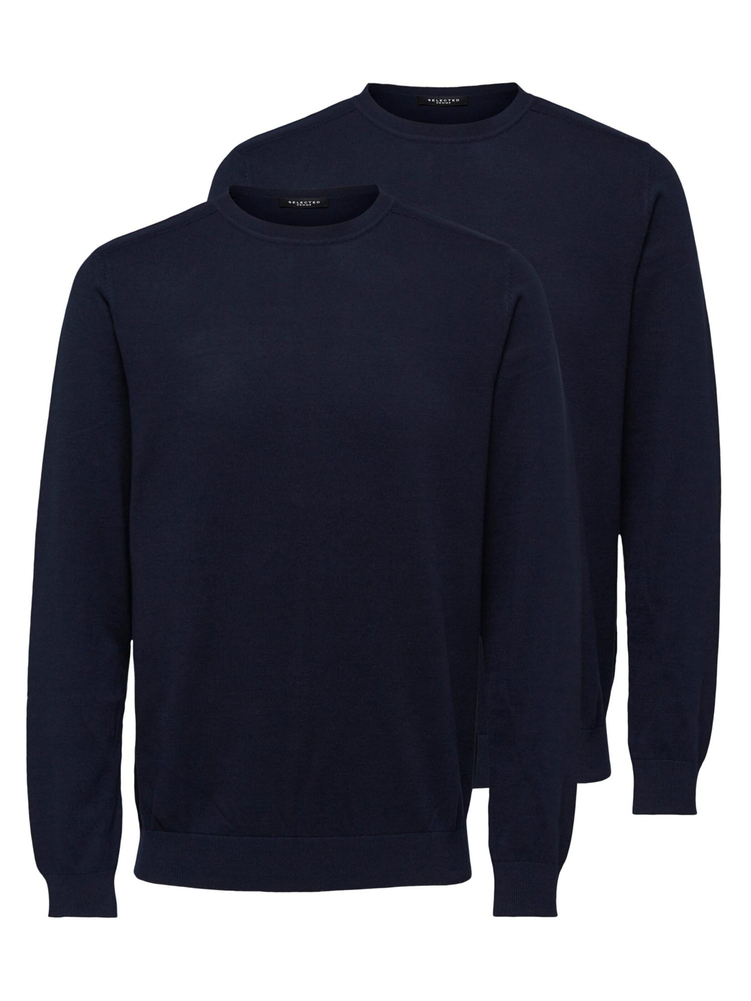 SELECTED Sweater 'Berg' in Blue: front