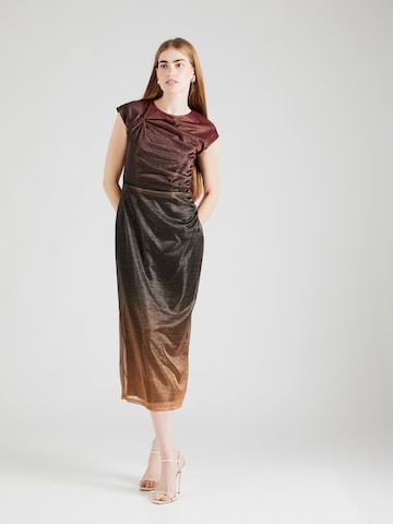 Robe 'SELA' FRENCH CONNECTION en marron : devant