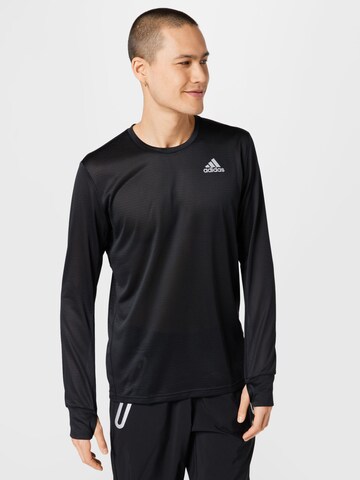 ADIDAS SPORTSWEAR Performance shirt 'Own The Run' in Black: front