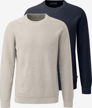s.Oliver Sweatshirt 'Basic' in Beige: front