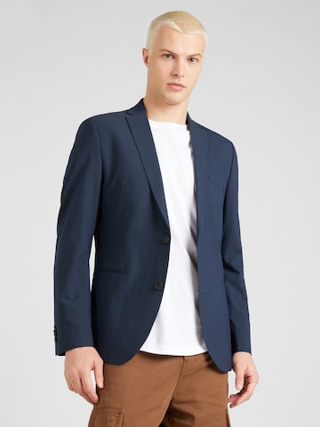 s.Oliver Slim fit Suit Jacket in Blue: front