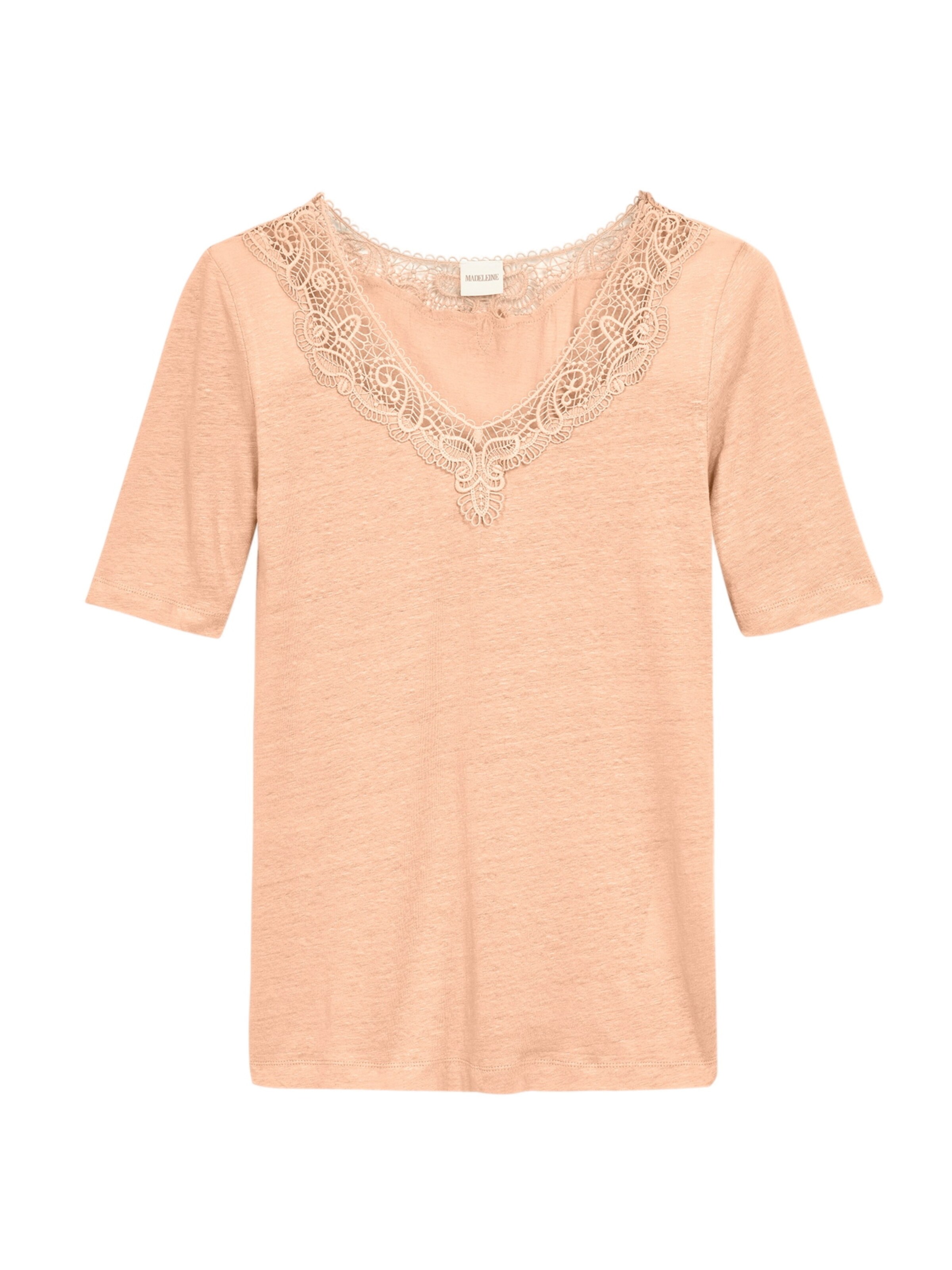 T-shirt MADELEINE en orange : devant