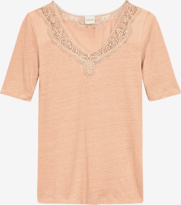 T-shirt MADELEINE en orange : devant