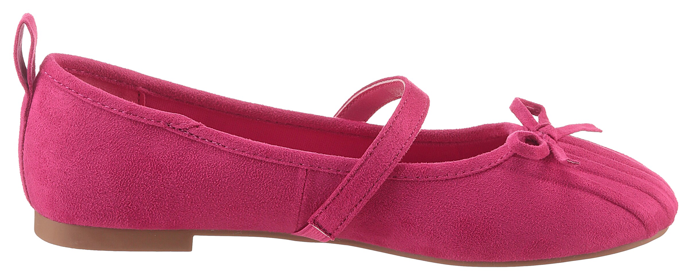 Aniston Ballet Flats with Strap in Pink