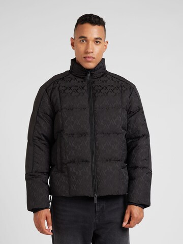 ARMANI EXCHANGE - Chaqueta de invierno en negro: frente