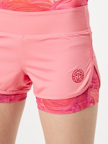 BIDI BADU Slimfit Spodnie sportowe 'Chidera' w kolorze różowy