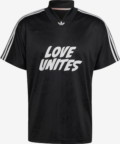 ADIDAS ORIGINALS Camisa 'Pride' em XXS em preto / branco, Vista do artigo