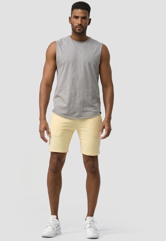 INDICODE JEANS Regular Shorts 'Yates' in Gelb