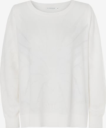 balta TATUUM Megztinis 'Finn': priekis