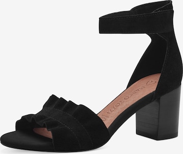 MARCO TOZZI Sandals in Black: front