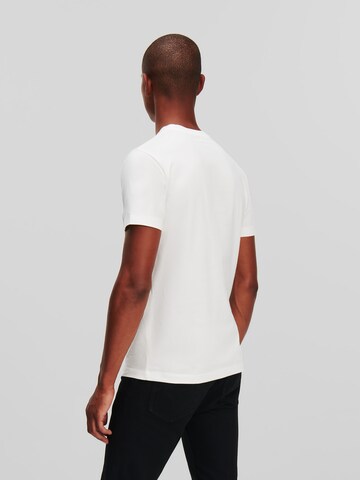 Tricou de la Karl Lagerfeld pe alb