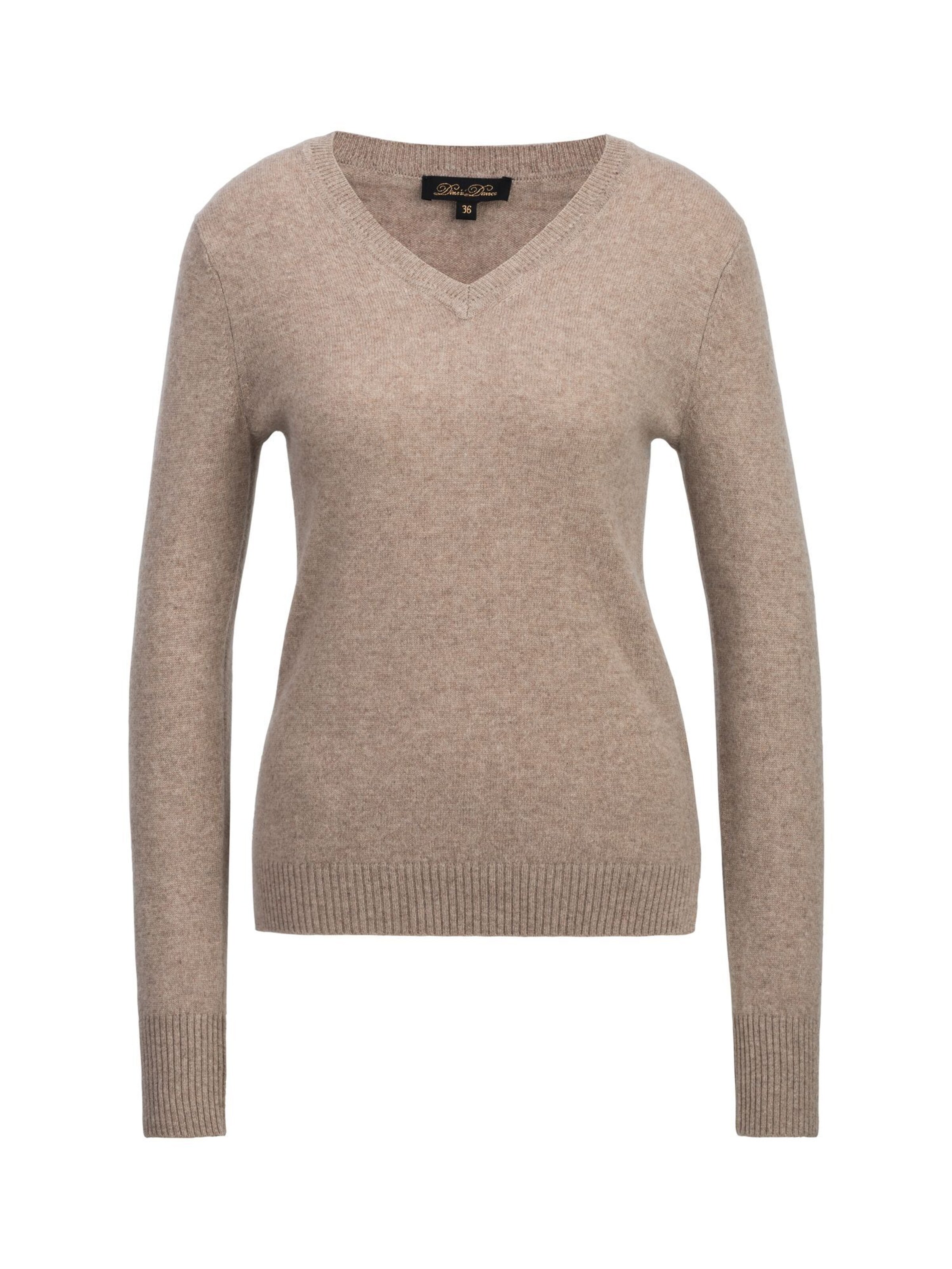 Dine'n'Dance Trui 'Jania' in Beige: voorkant