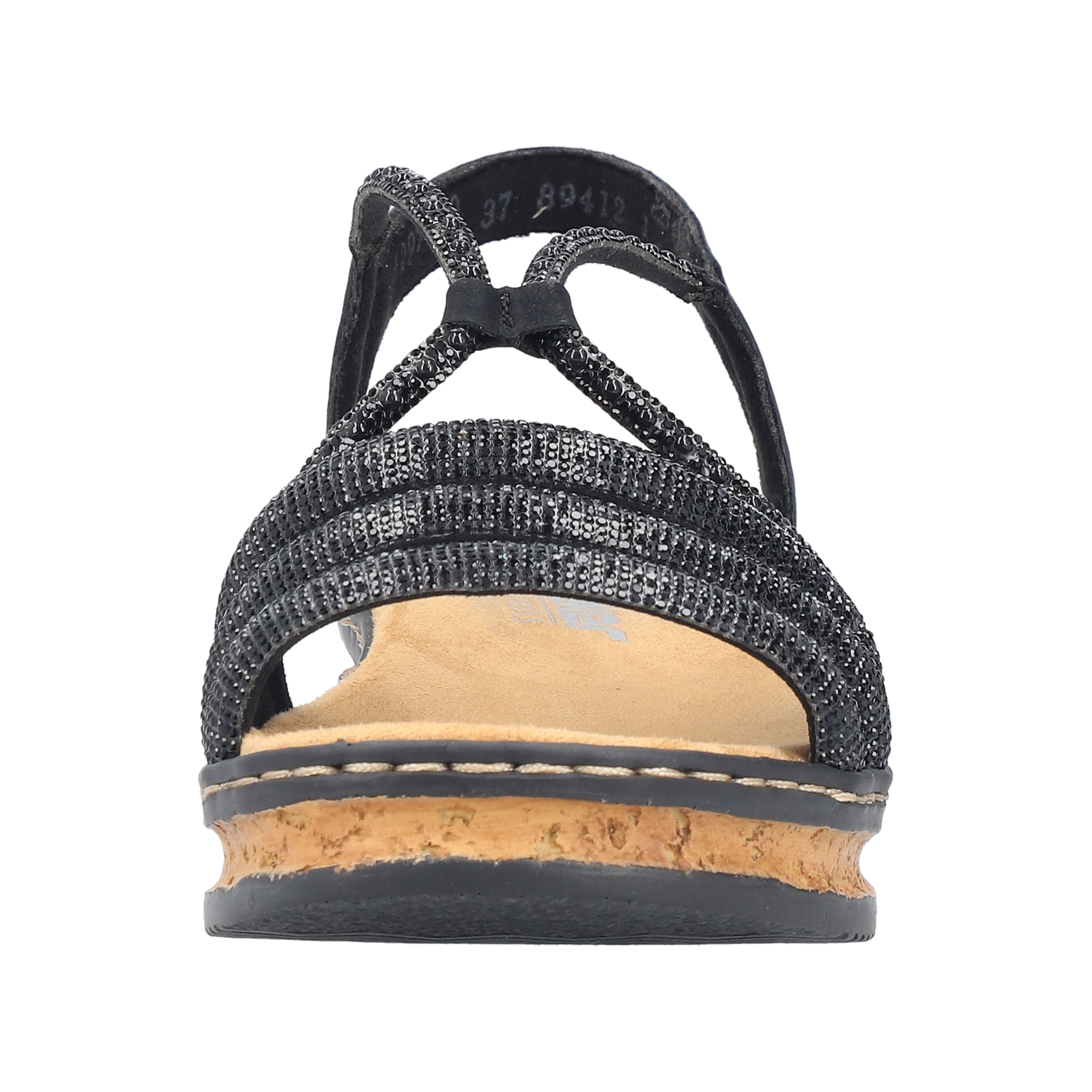 Sandales '62977' Rieker en noir