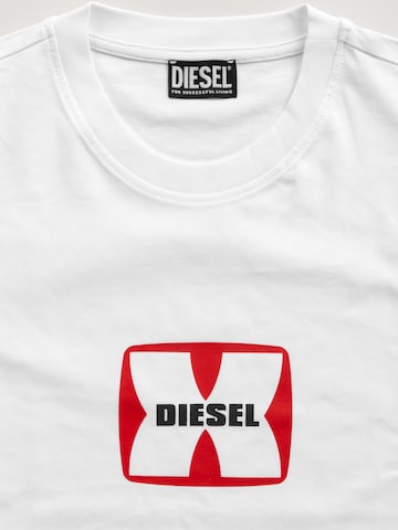 DIESEL Shirt 'T-DIEGOR-K47'‌‌‌‌‌ in Weiß