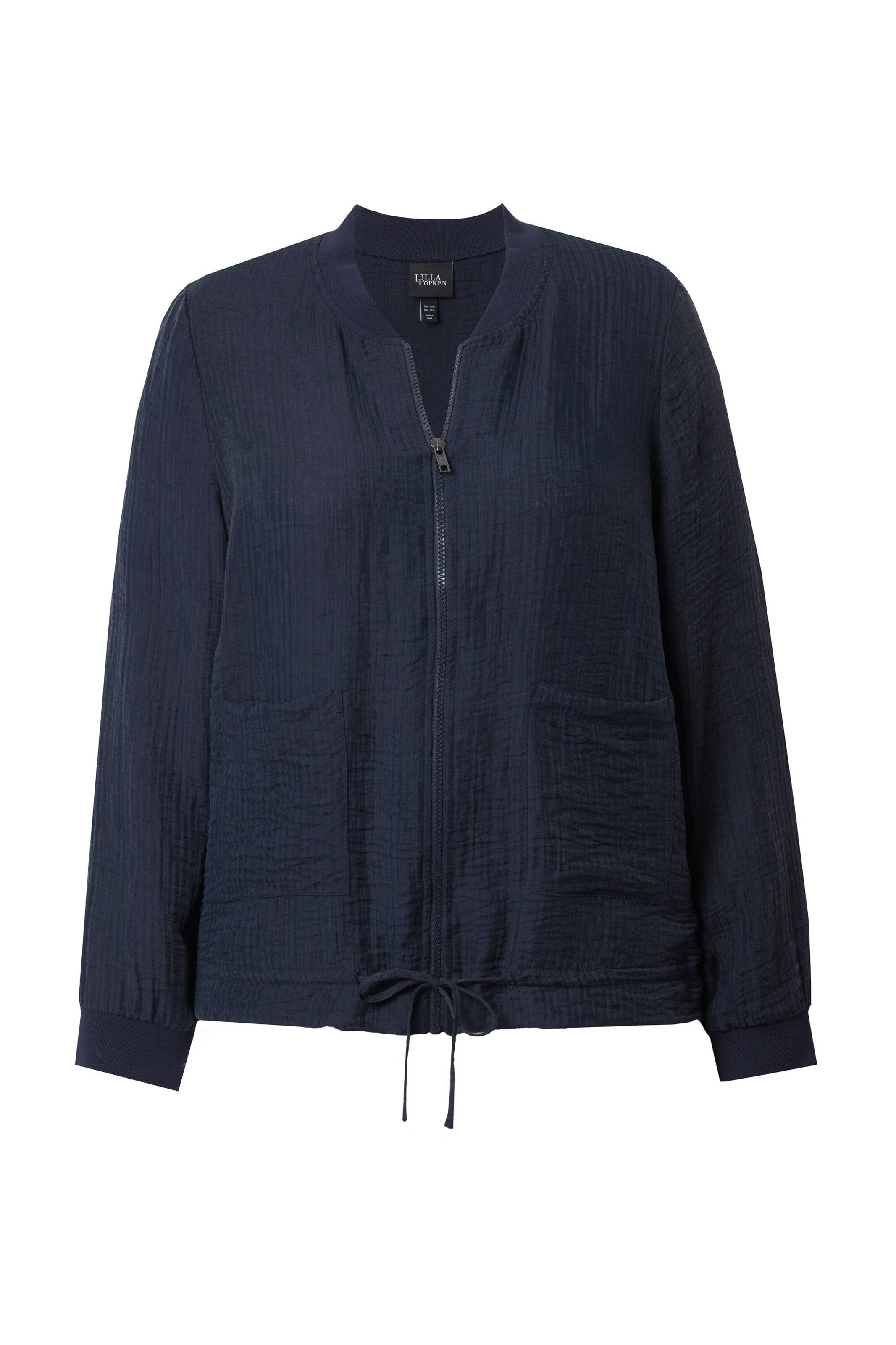 Ulla Popken Tussenjas in Blauw: voorkant