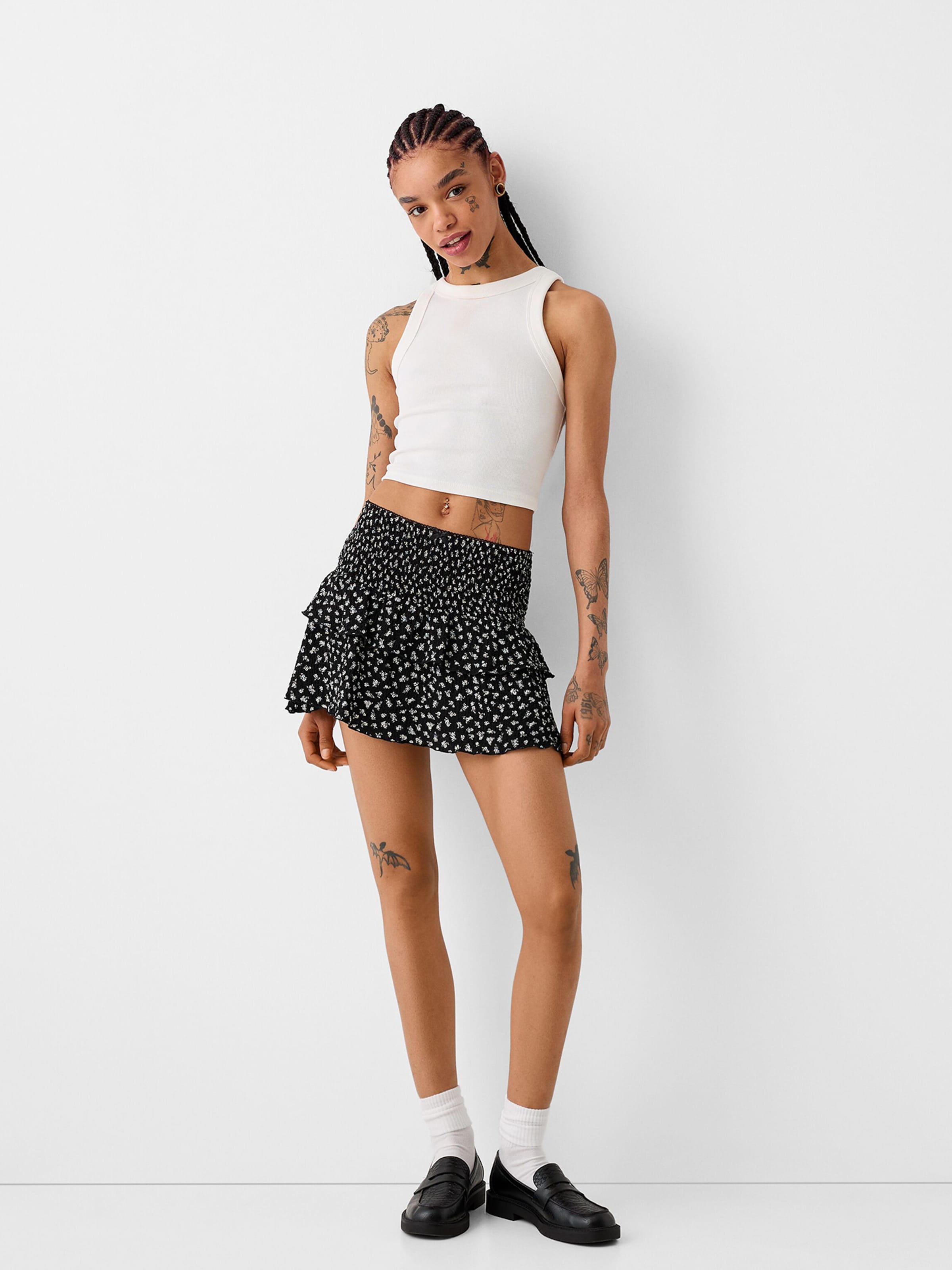 Jupe Bershka en Noir ABOUT YOU