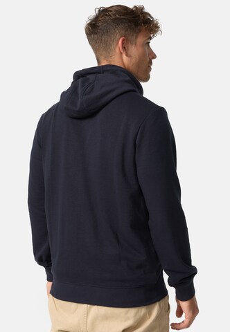 INDICODE JEANS Zip-Up Hoodie 'Christos' in Blue