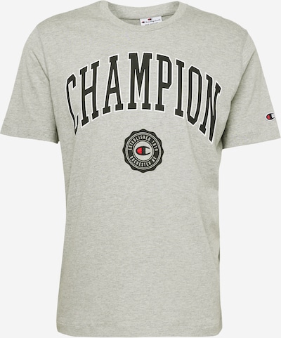 Champion Authentic Athletic Apparel T-Shirt in graumeliert / rot / schwarz / weiß, Produktansicht