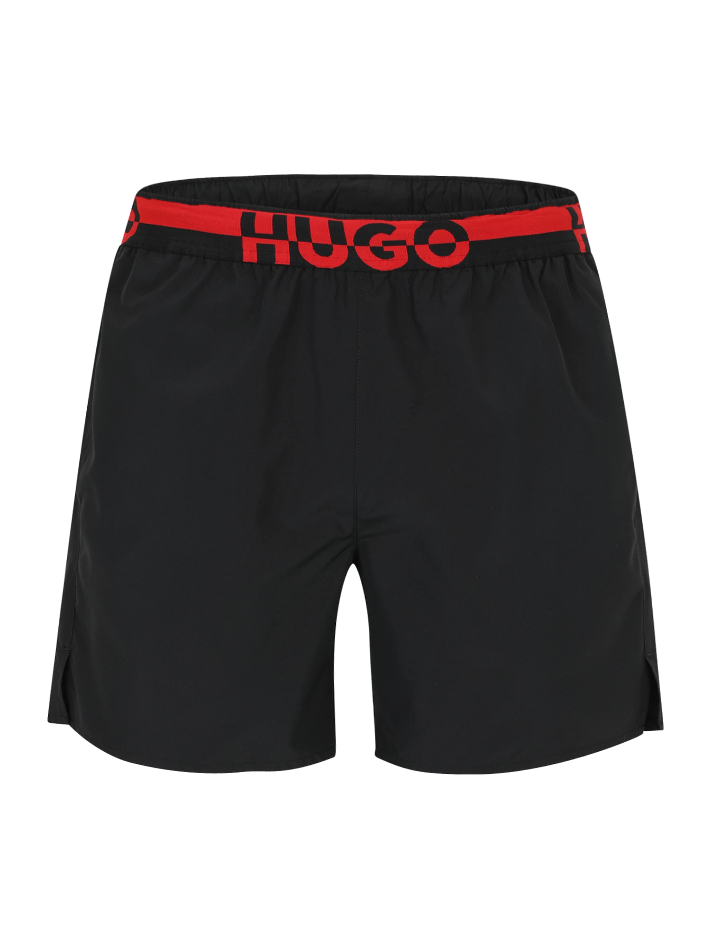 HUGO Σορτσάκι-μαγιό 'TAPI' σε μαύρο: μπροστά