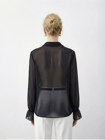 Camicia da donna di Bianco Lucci in nero