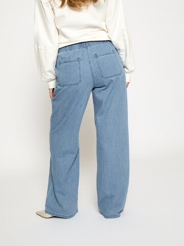 Regular Pantalon 'MSBora' minus en bleu