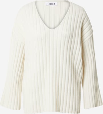 EDITED Sweater 'Cameron' in Beige: front