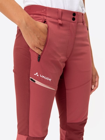 VAUDE Regular Outdoorhose 'Elope' in Rot