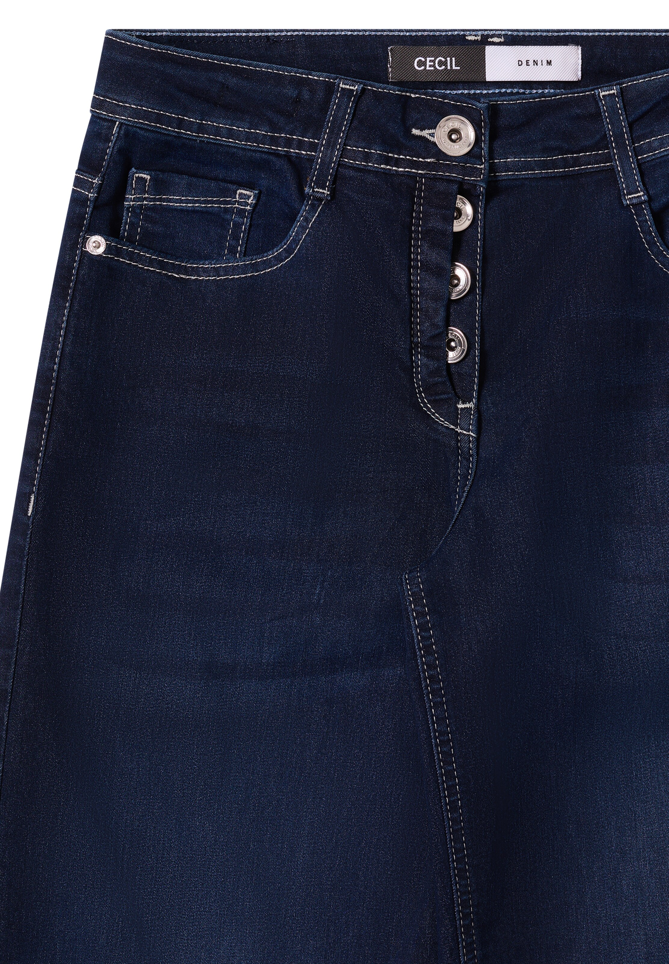 STREET ONE Loosefit Jeans in Blau