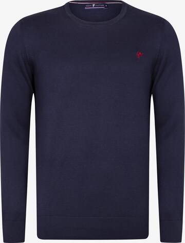 DENIM CULTURE Pullover 'MANNO' i blå: forside