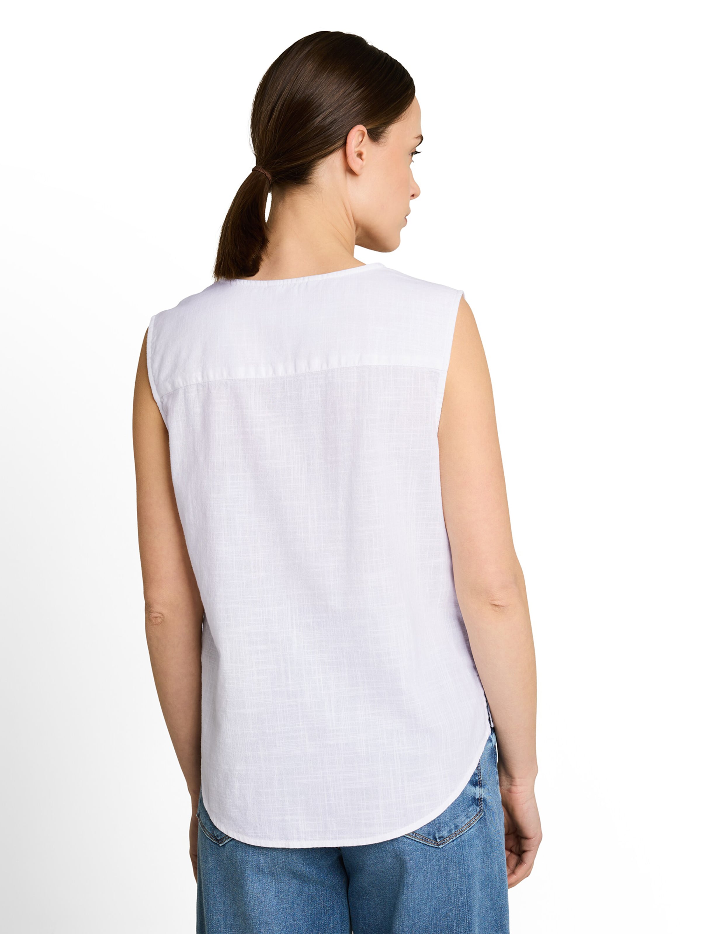 TOM TAILOR Bluse in Weiß