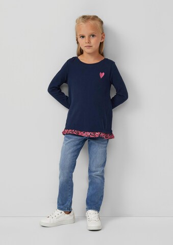 s.Oliver Shirt in Blauw: voorkant