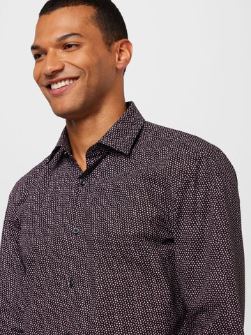 HUGO Regular fit Button Up Shirt 'Kenno' in Black