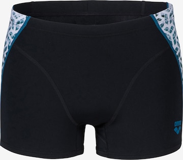 Maillot de bain de sport 'PLANET WATER' ARENA en noir : devant