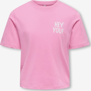 ONLY GIRLS - Camiseta 'KOGREXI' en rosa: frente