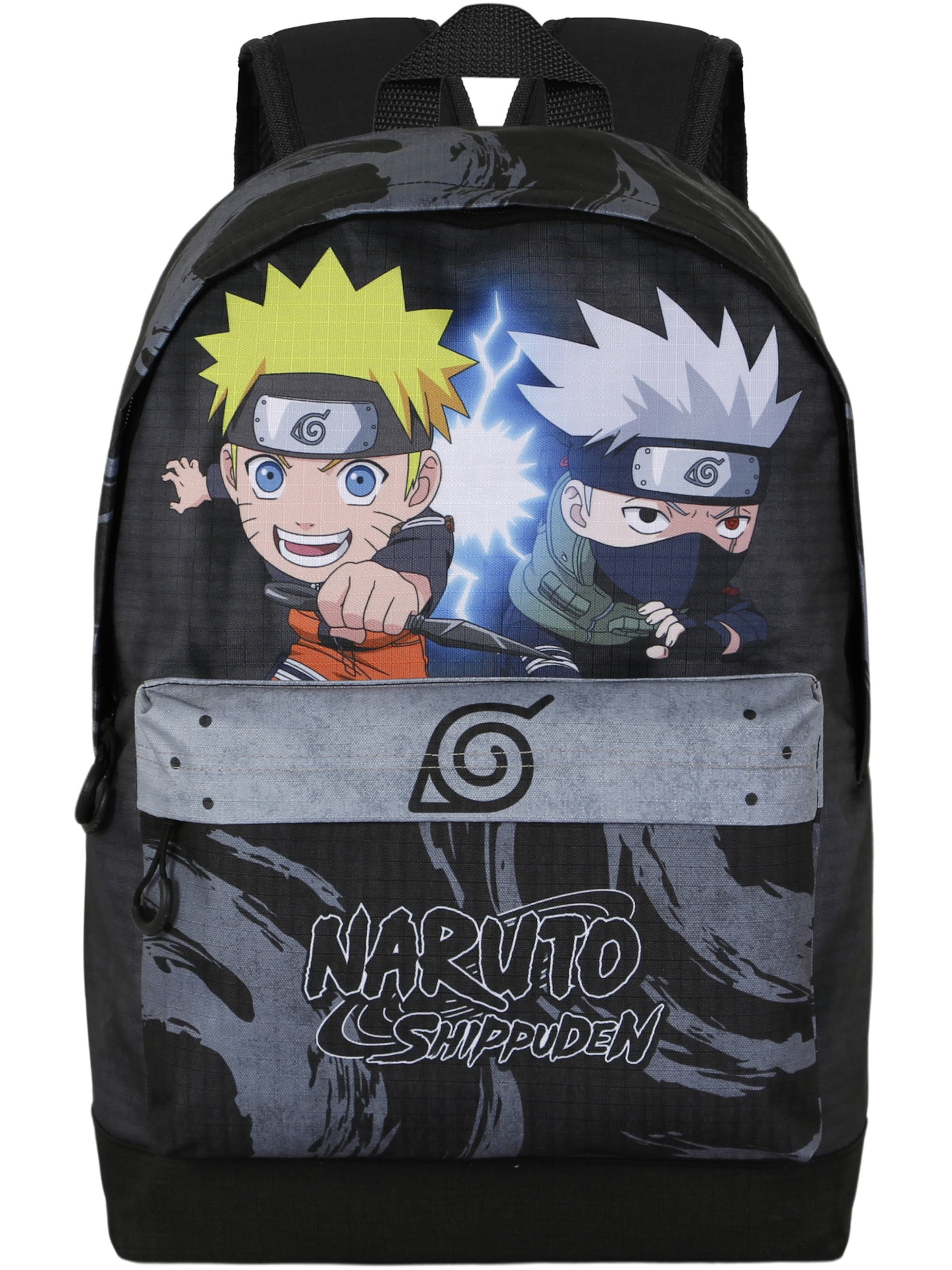 Naruto Backpack 'Kid-FAN' in Grey: front