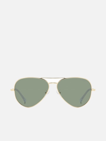 Polaroid Sunglasses in Gold: front