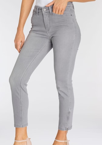 Coupe slim Jean 'Dream Chic' MAC en gris