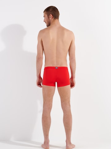 Shorts de bain ' Nautical Cup ' HOM en rouge